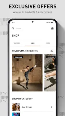 PUMA android App screenshot 1